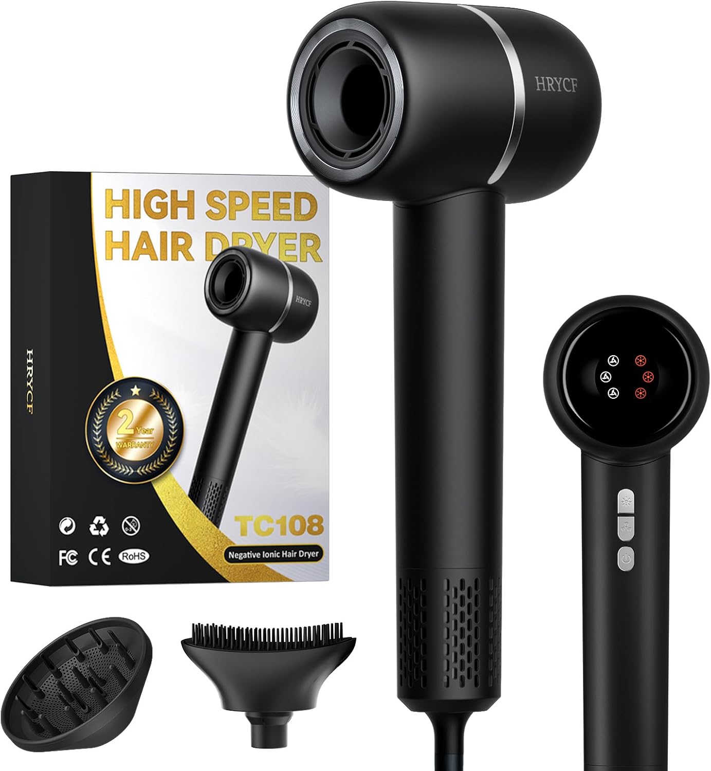 High Speed Blow Dryer with Negative Ionic Care for Fast Drying