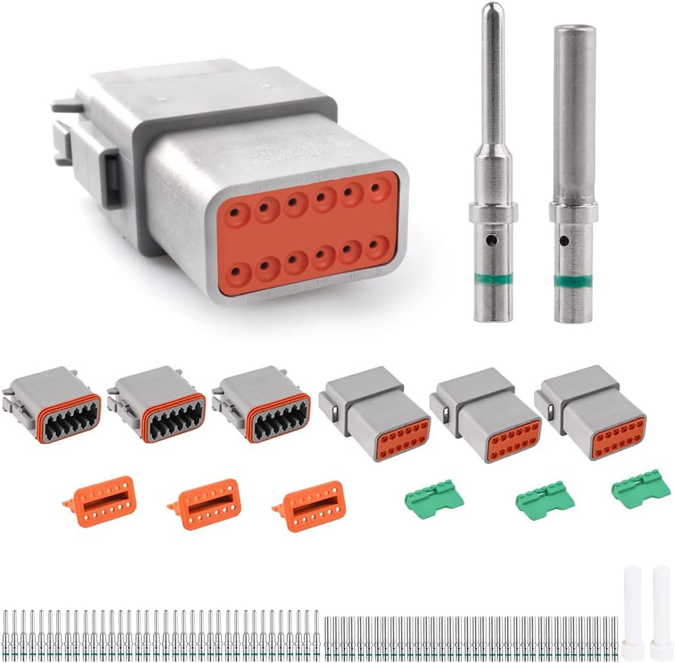 JRready ST6117 DT 12 Pin Connectors for Waterproof Electrical Use