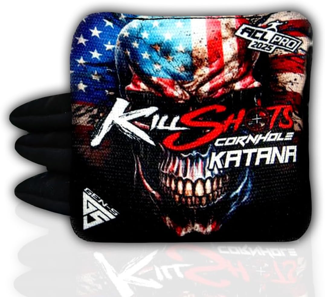 Killshots Cornhole Bags - Katana Series, ACL Pro Certified Set