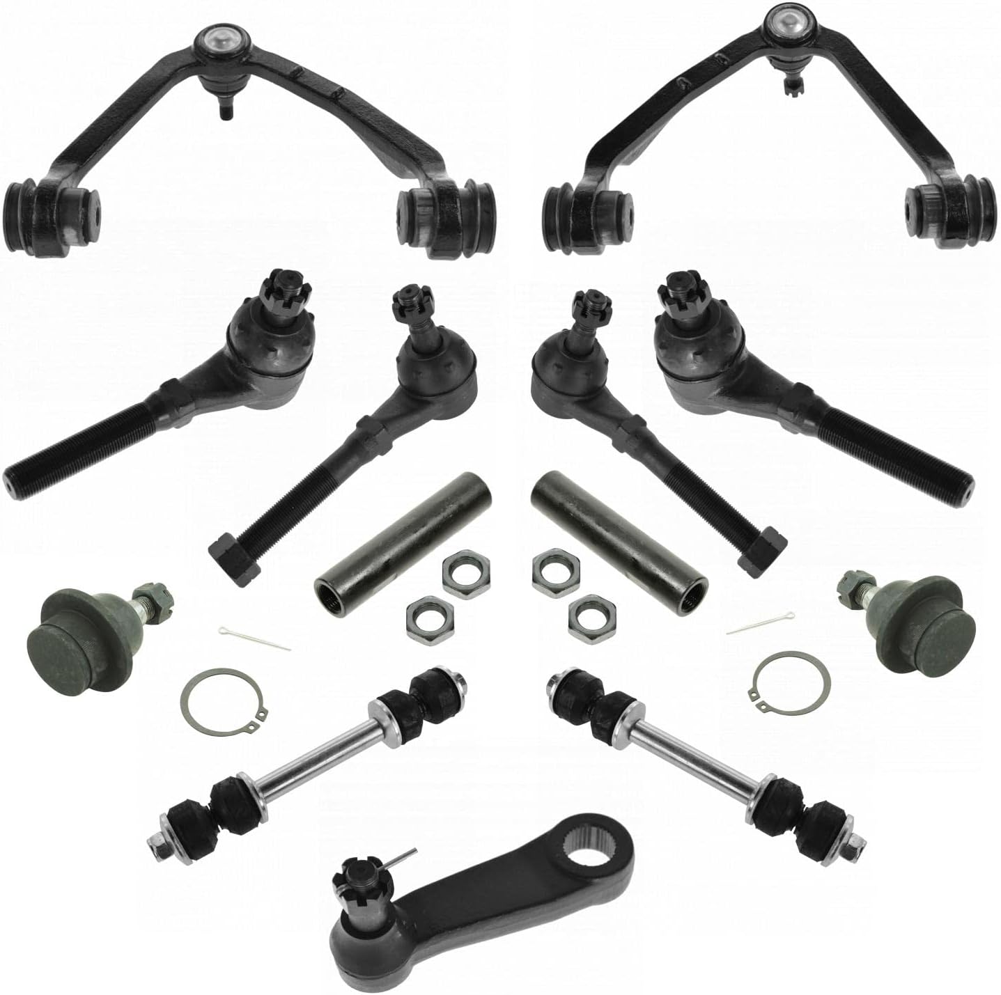 TRQ Front Steering & Suspension Kit for Ford Lincoln Vehicles