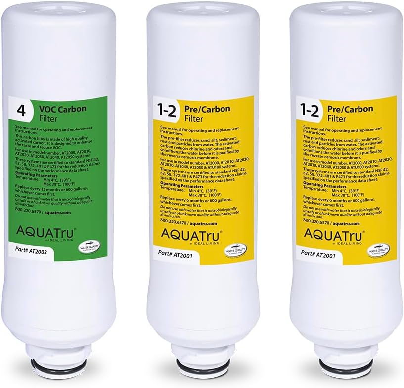 AquaTru 1 Year Combo Pack for Classic & Under Sink Models