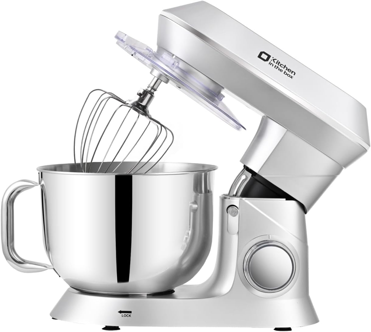 900W 7.5QT Stand Mixer for Baking with Tilt-Head Design