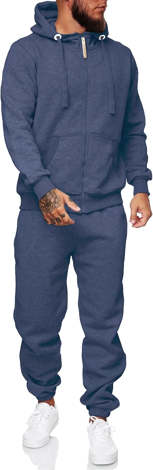 CUBECIRCLE Men's Jogging Tracksuit Set - Active Comfort