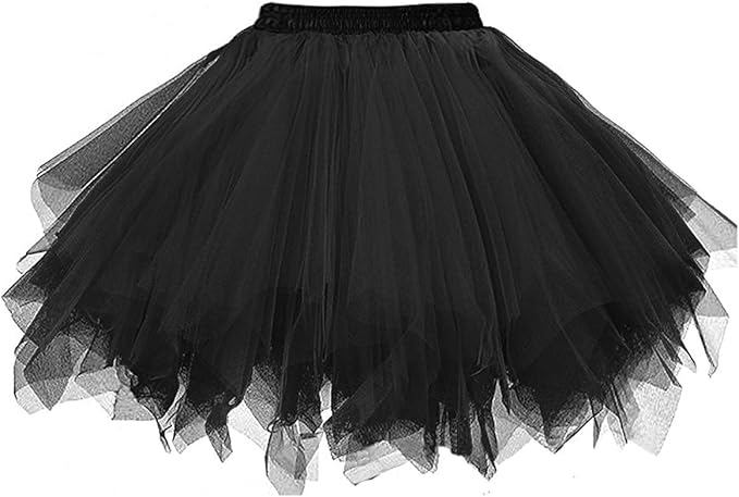 Topdress Women's 1950s Vintage Tutu Petticoat Ballet Bubble Skirt