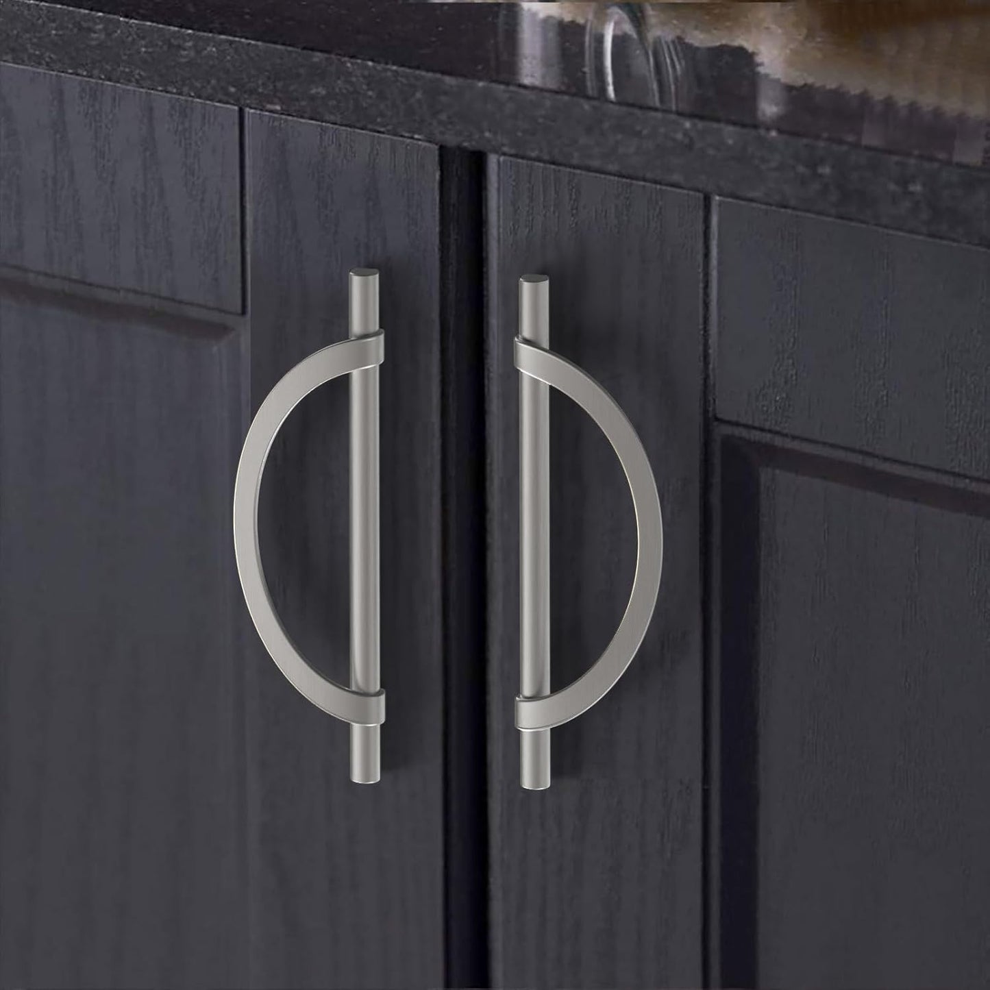 Stylish 5 Inch Brushed Satin Nickel Cabinet Pulls for Elegance