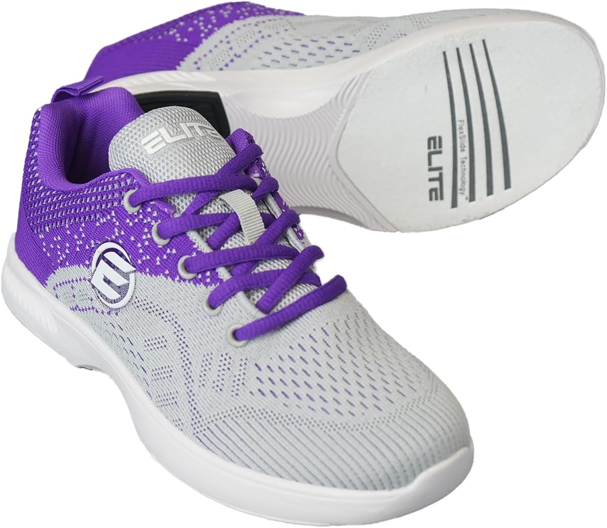 ELITE Women's Comfort Bowling Shoes - Ultra Light-Weight Design
