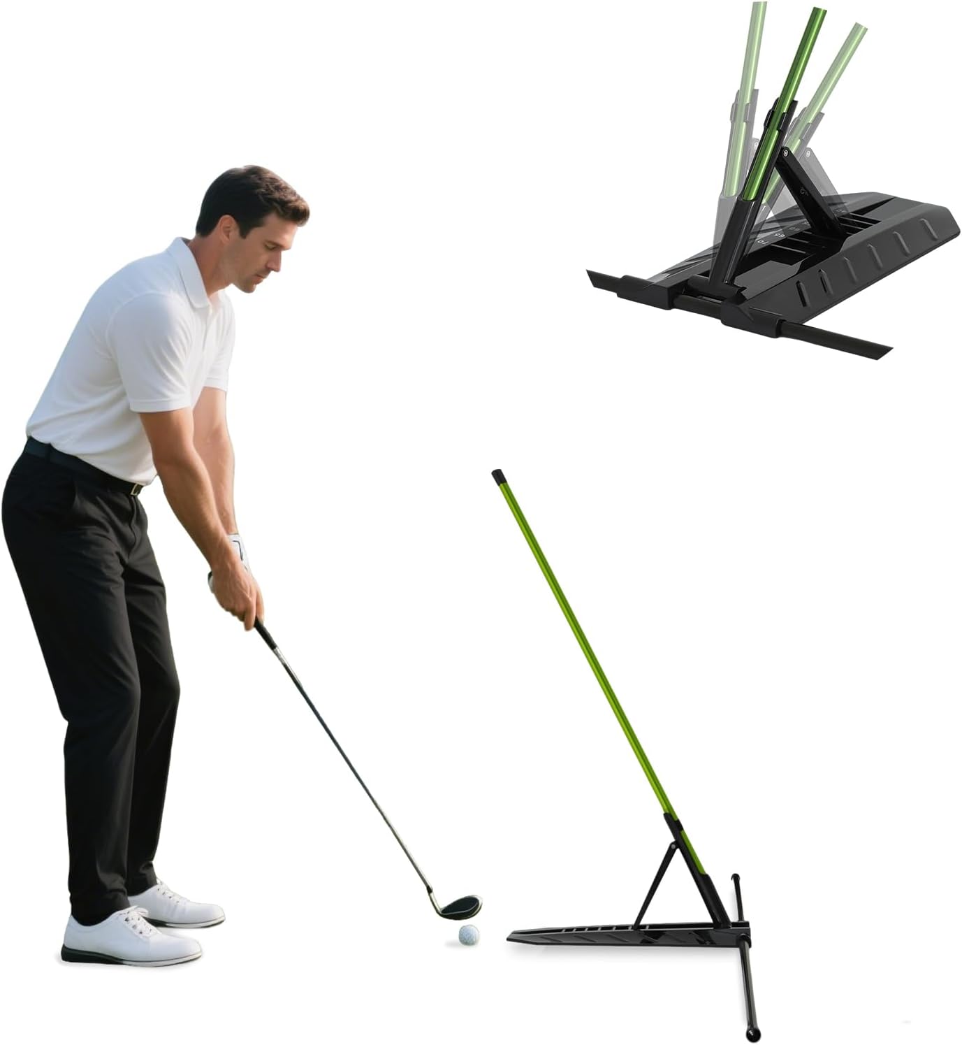 Golf Alignment Stick Holder by tzvvi for Perfect Aiming