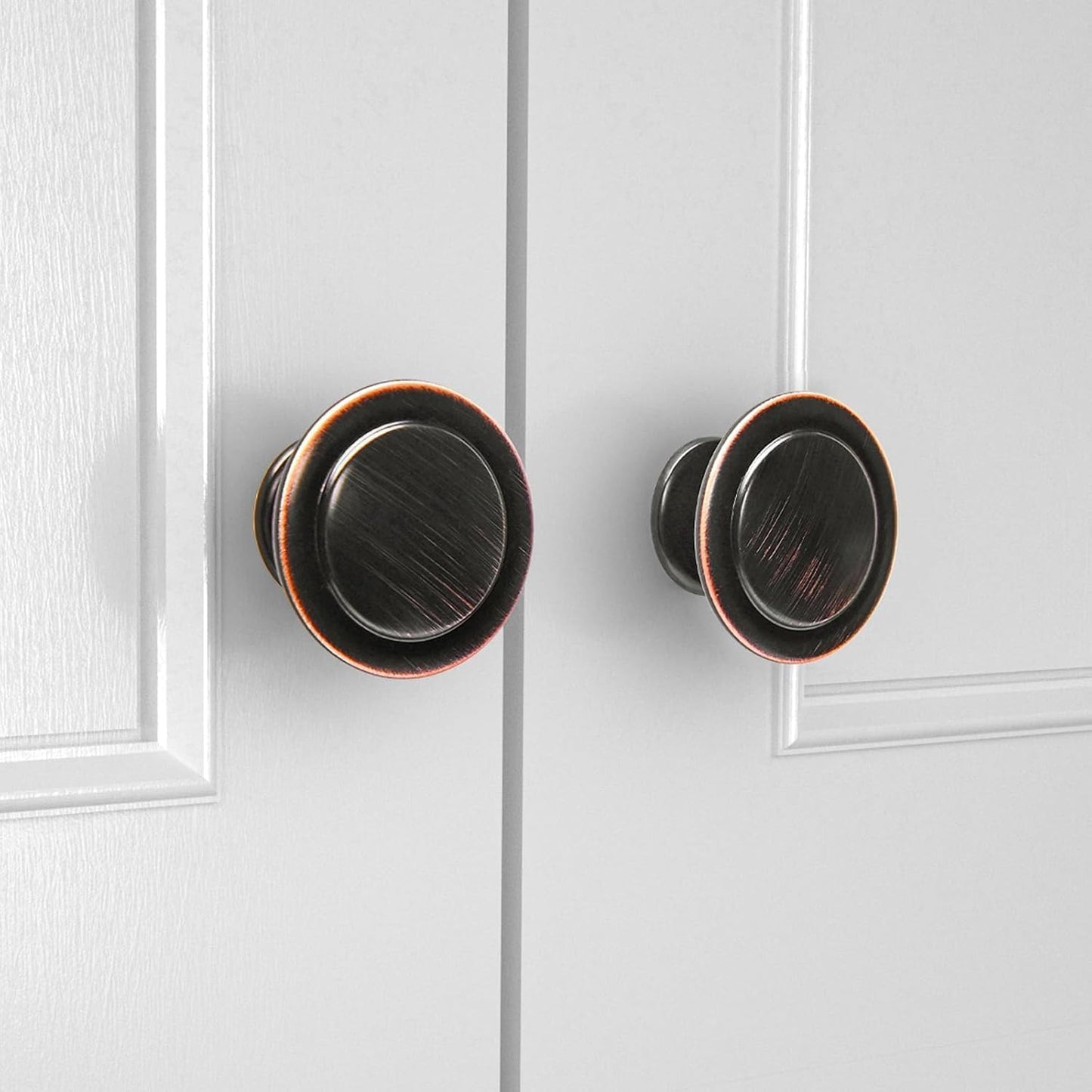 HOMOTEK 30 Pack Cabinet Knobs for Elegant Kitchen and Bathroom