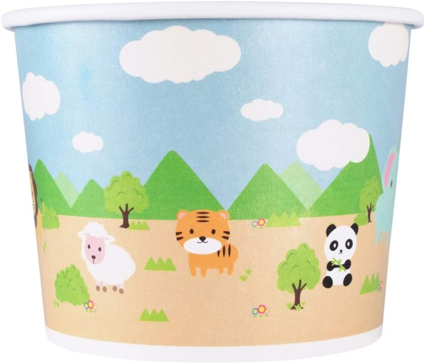 Karat 16oz Paper Ice Cream Cups & Soup Bowls for Hot/Cold Food