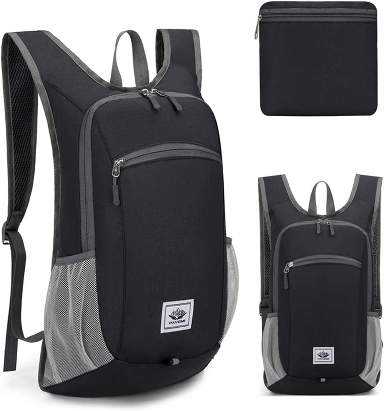 Ultra-Light 12L Foldable Hiking Backpack by DOJUNS - Ideal for On-the-Go Adventures!