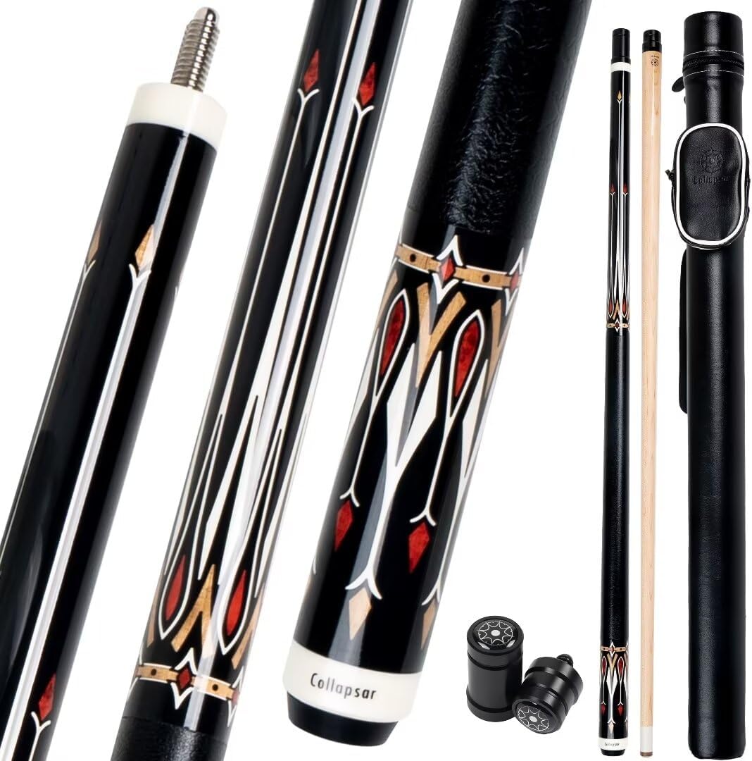 Collapsar CA Pool Stick with Hard Case for Professional Play