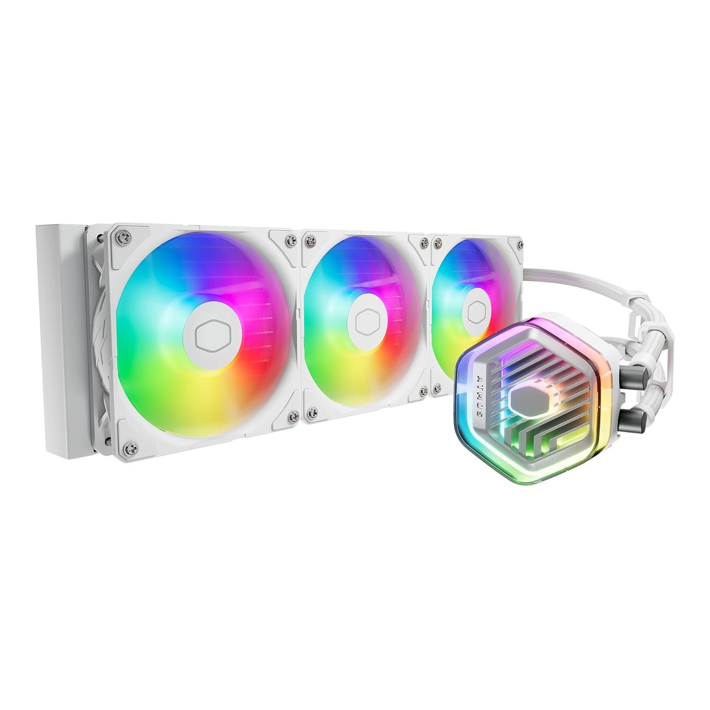 Cooler Master 360 Atmos White AIO Liquid Cooler for R9 and i9