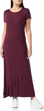 Stylish Women's Short-Sleeve Maxi Dress for Everyday Comfort