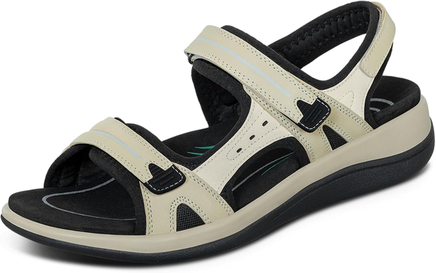 Orthopedic Leather Adjustable Venice Sandals for Women Comfort
