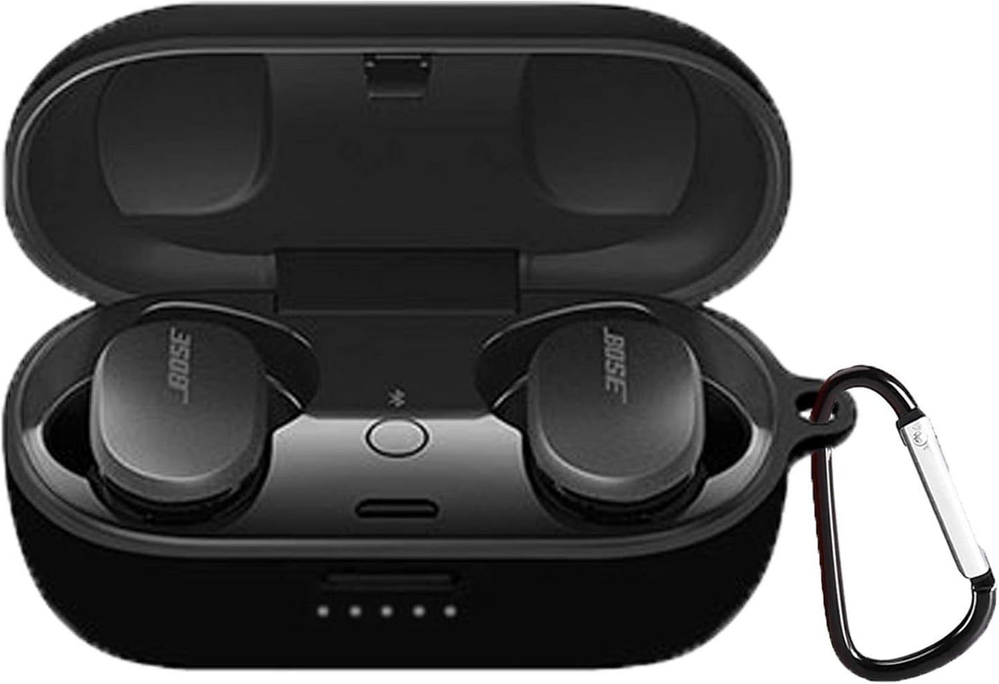 Youkei Silicone Cover for Bose QC Earbuds (Black)