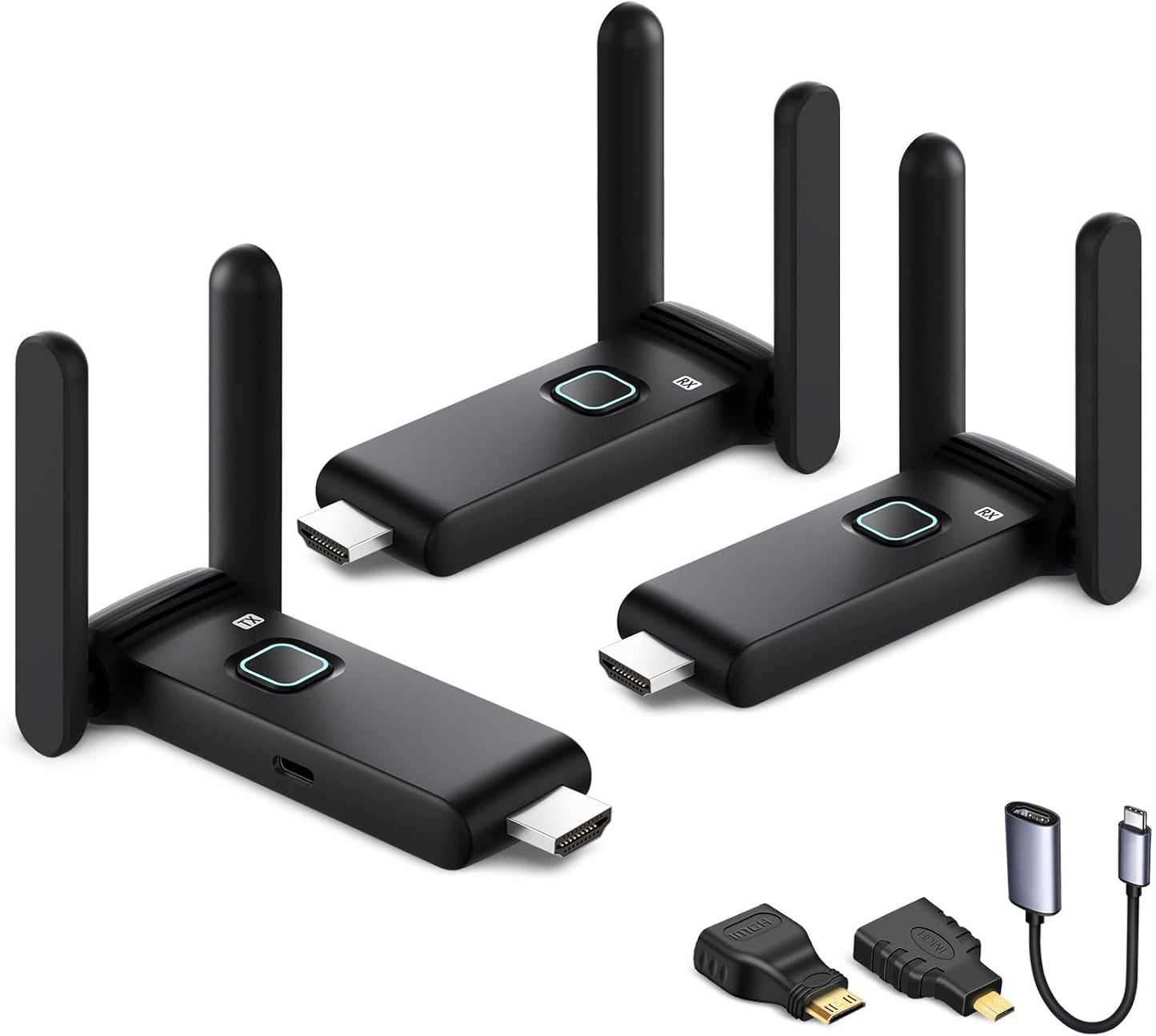 POFAN Wireless HDMI Extender - Dual Monitor Streaming