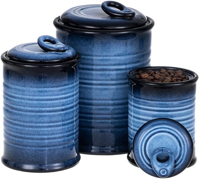 Nihow Food Storage Jar Sets: Stylish Ceramic Canisters for Kitchen