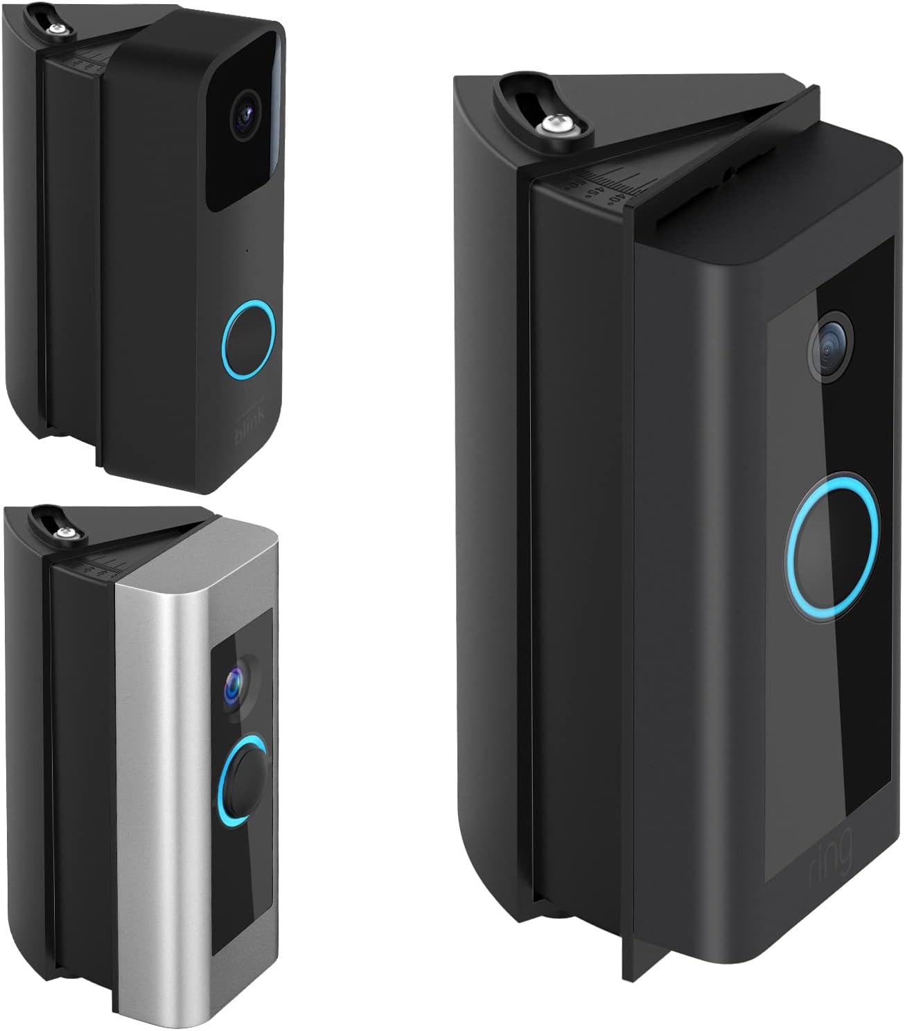 Enhance Video Doorbell Viewing - RIOVO Angle Mount