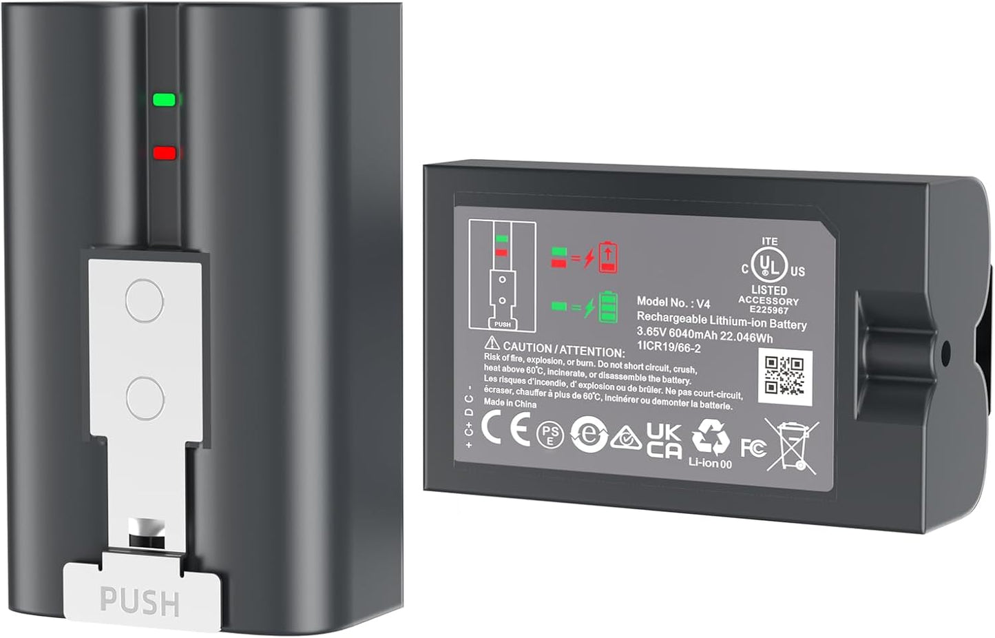 Upgrade Ring Camera with 6040mAh Batteries!