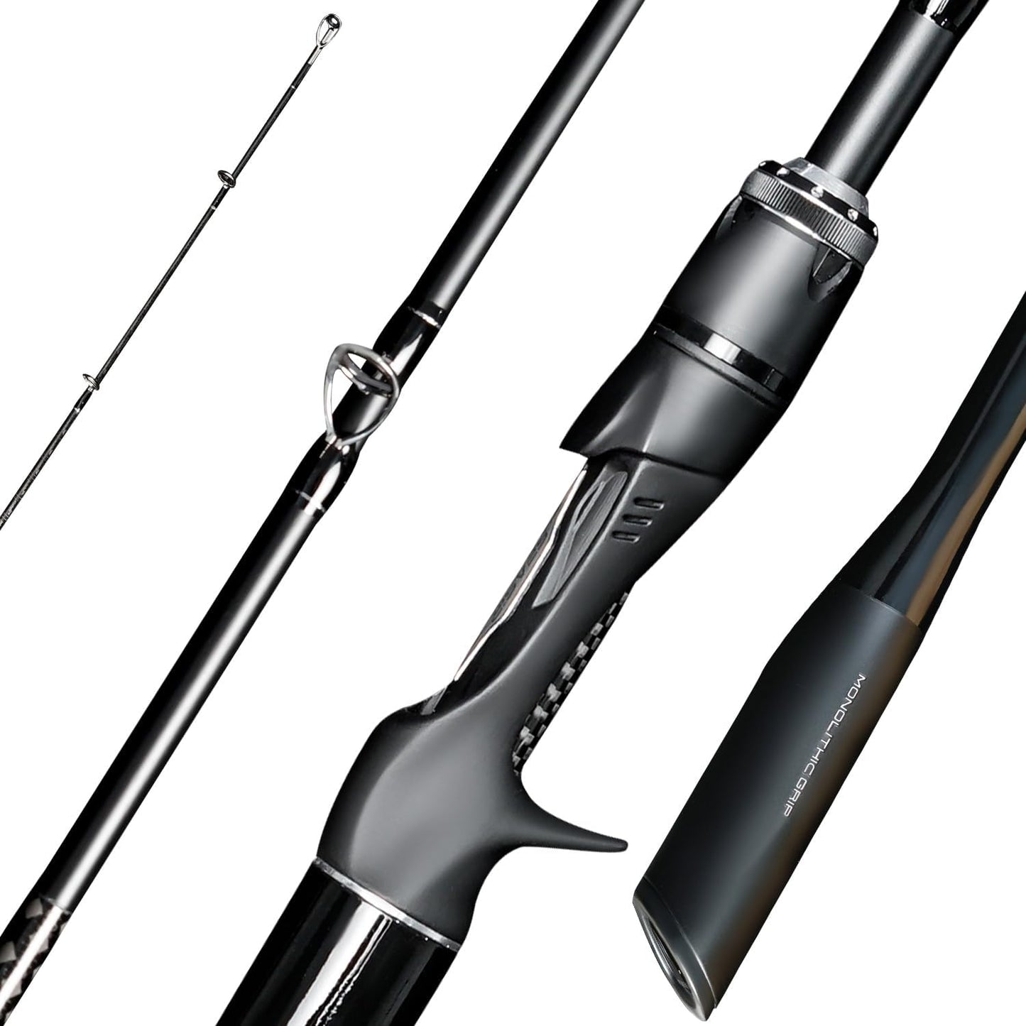 SEASIR Overcast Saltwater Fishing Rod for Bass and Catfish