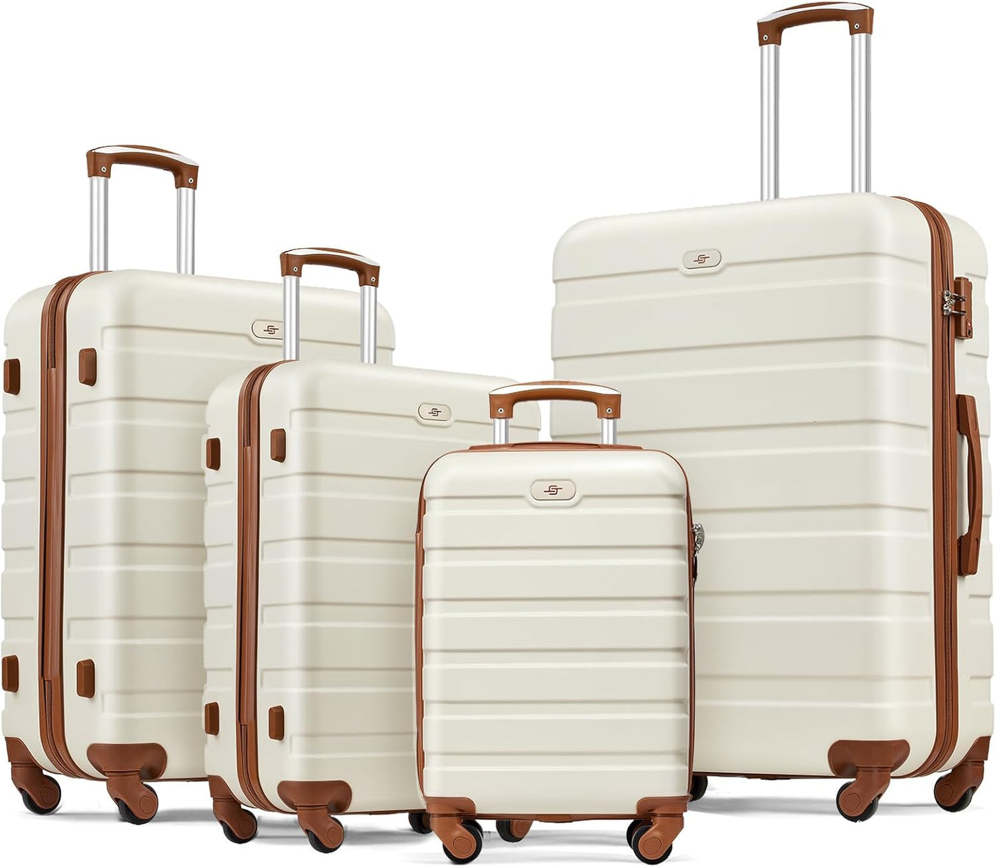 Suitour Luggage 4 Piece Set with Hardshell Lightweight Design