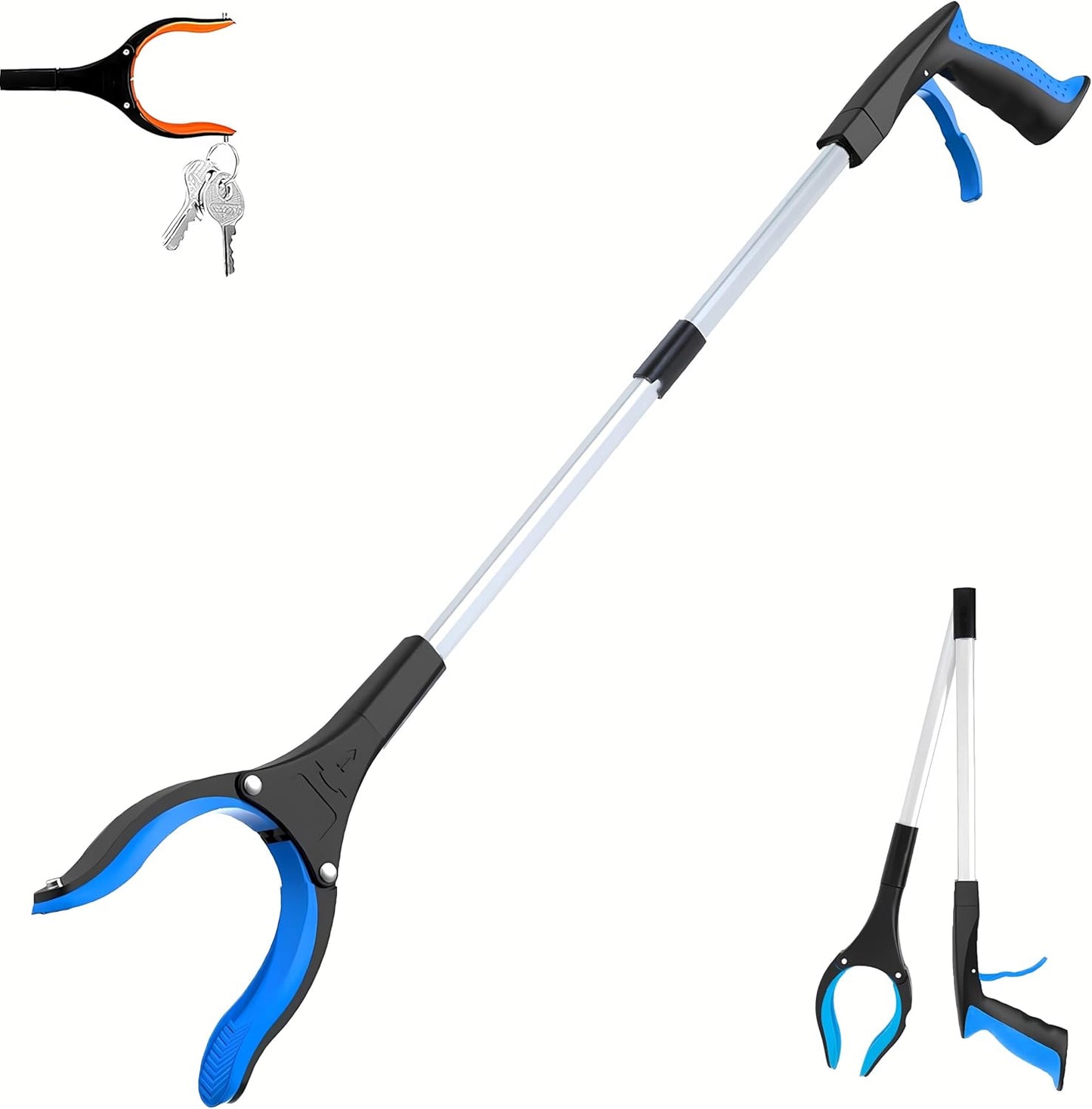 32 Foldable Grabber Reacher - Heavy Duty Reach Tool - Seniors Essential