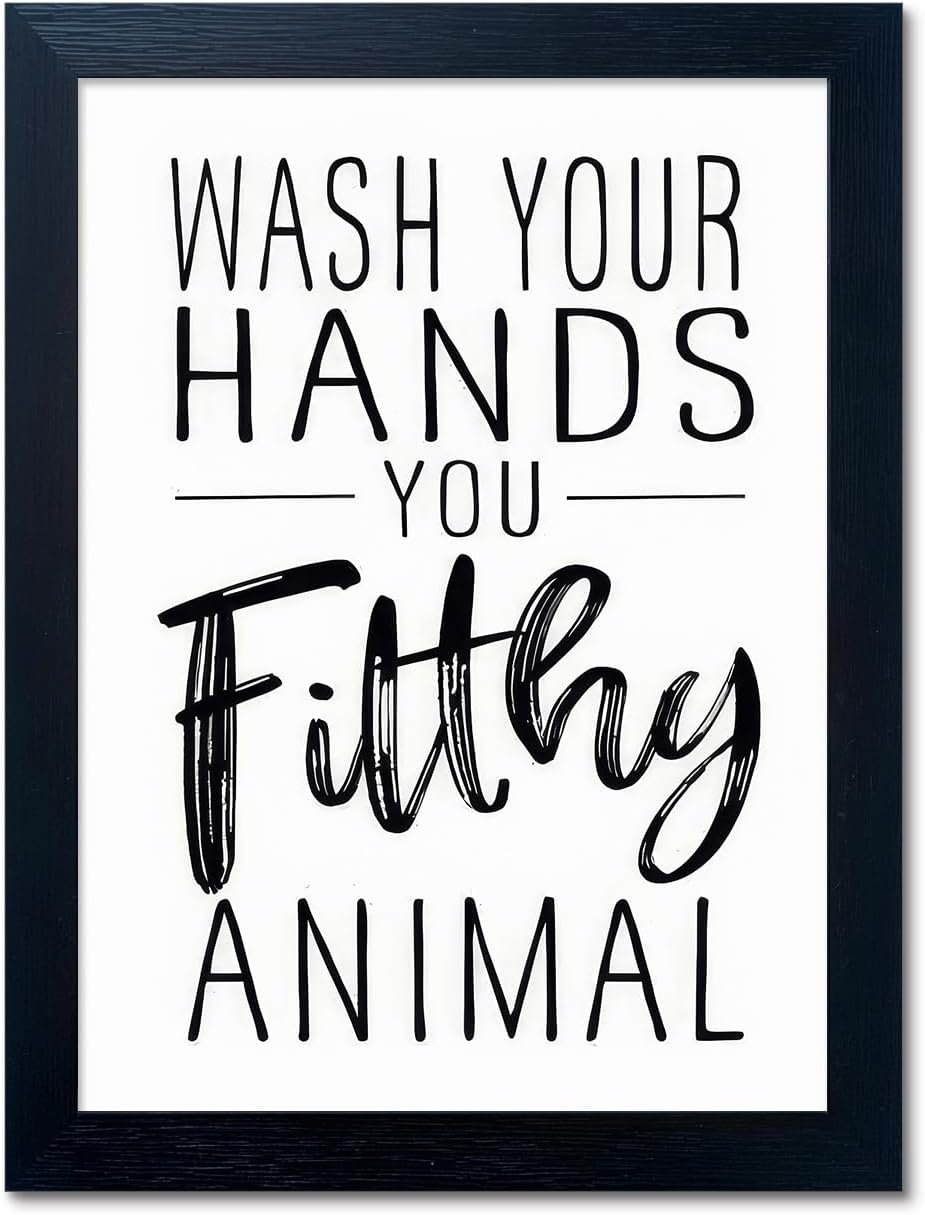Black and White Bathroom Decor Wall Art for Stylish Spaces