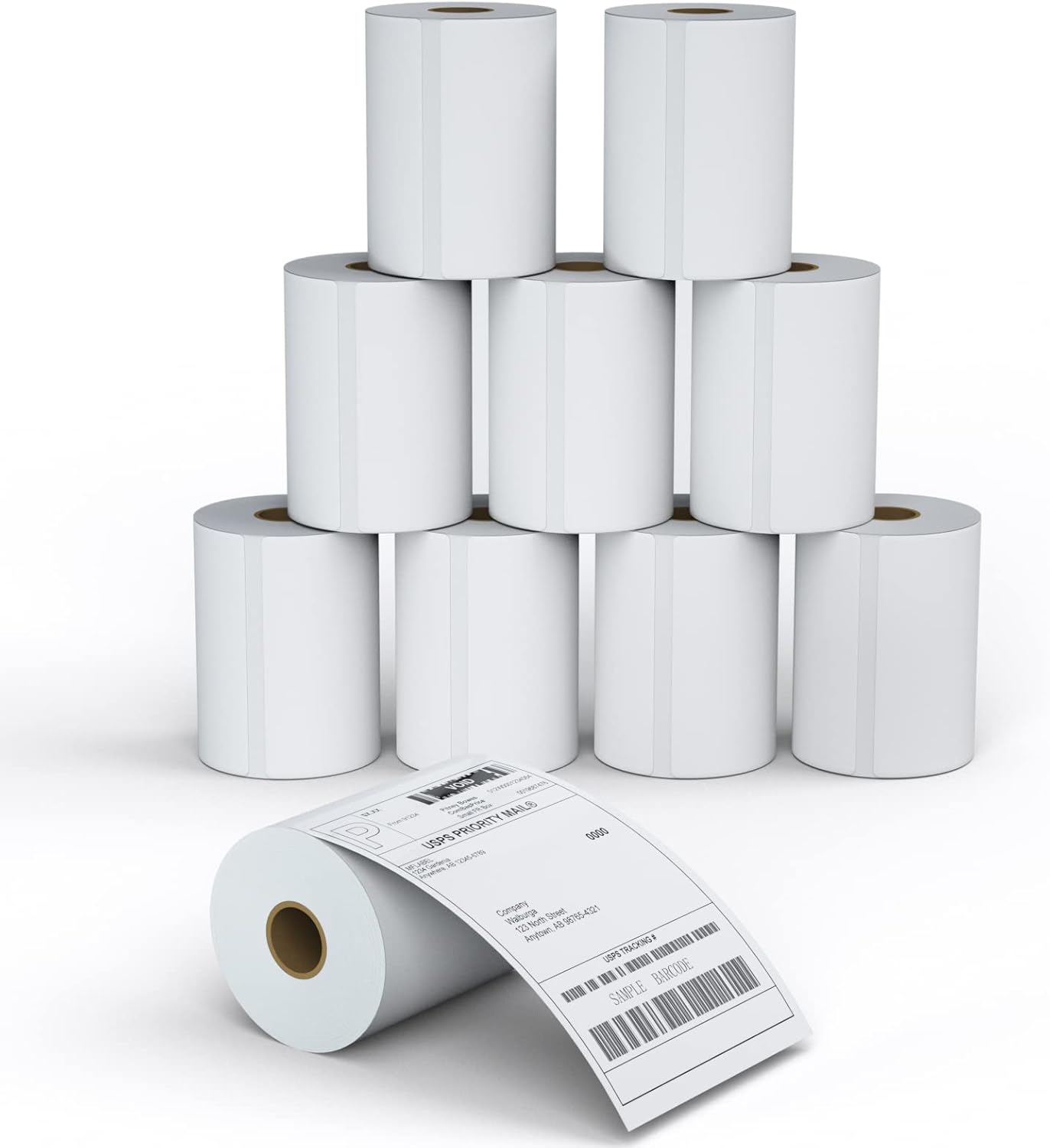 MFLABEL 4x6 Direct Thermal Shipping Labels - Easy-Peel Design