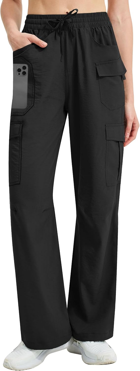 Women's Cargo Hiking Pants Lightweight Quick Dry Casual Travel