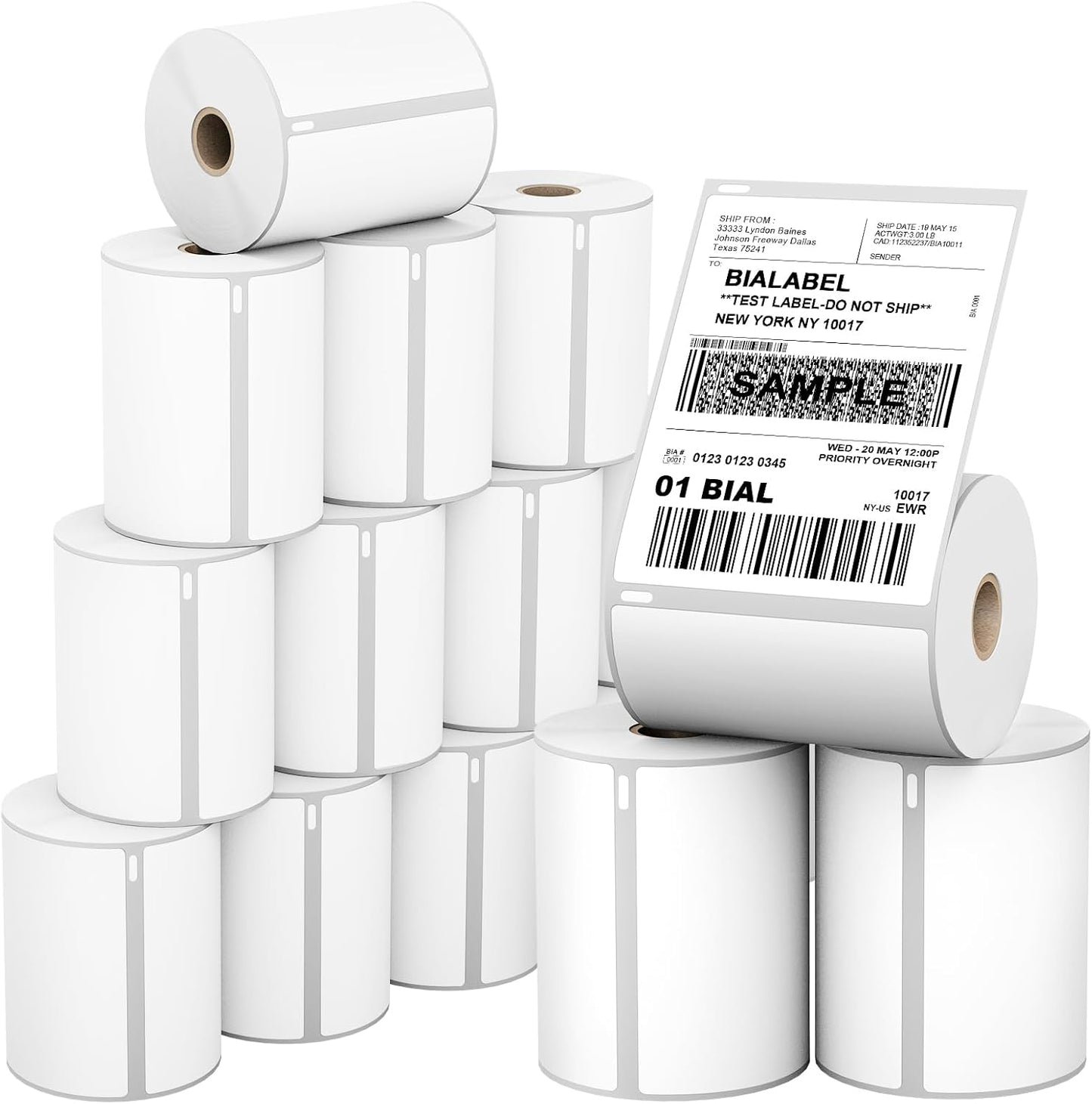 Highly Efficient 4 x 6 Thermal Labels - 3520 Pcs for DYMO & Zebra