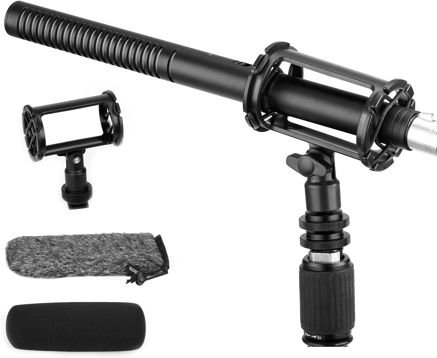 Boya XLR Shotgun Microphone BY-BM6060 for Professional Audio