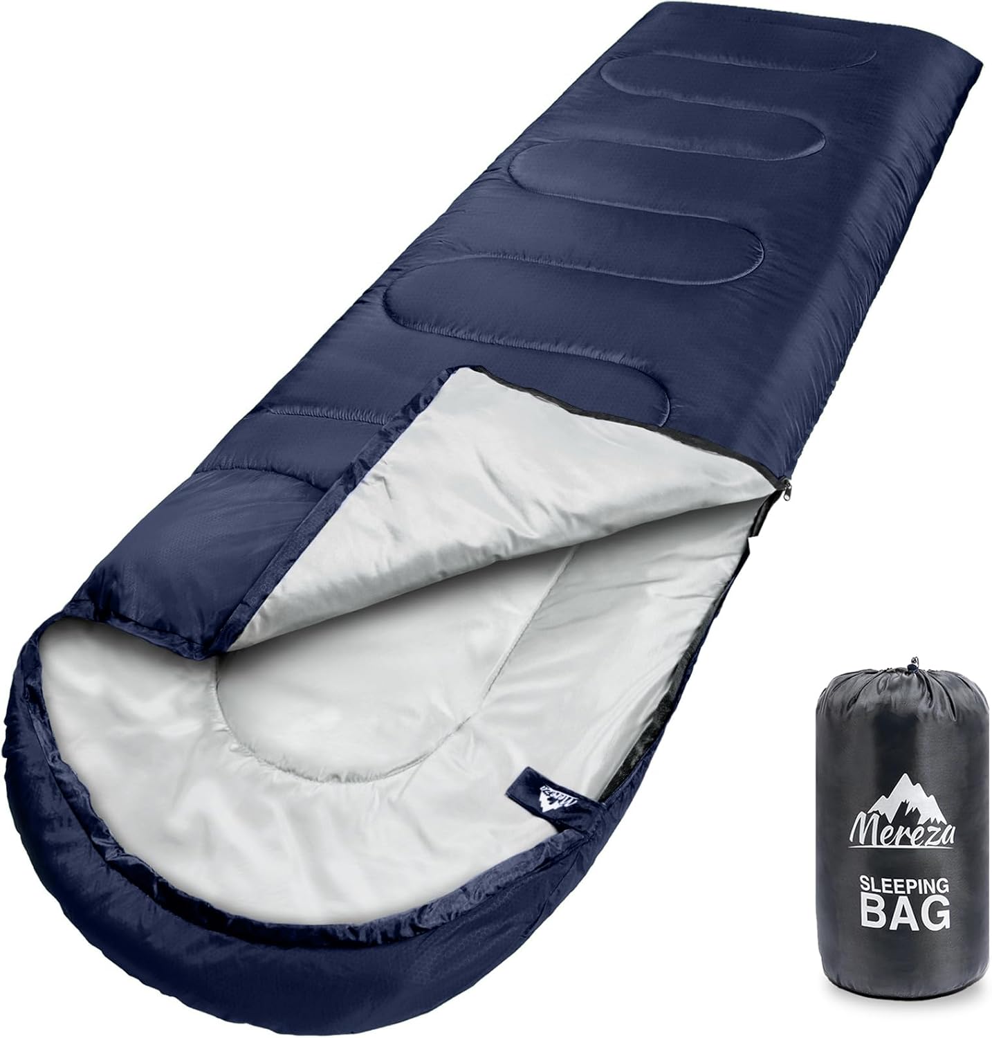MEREZA XL Sleeping Bags for Adults - Spacious & Warm Design