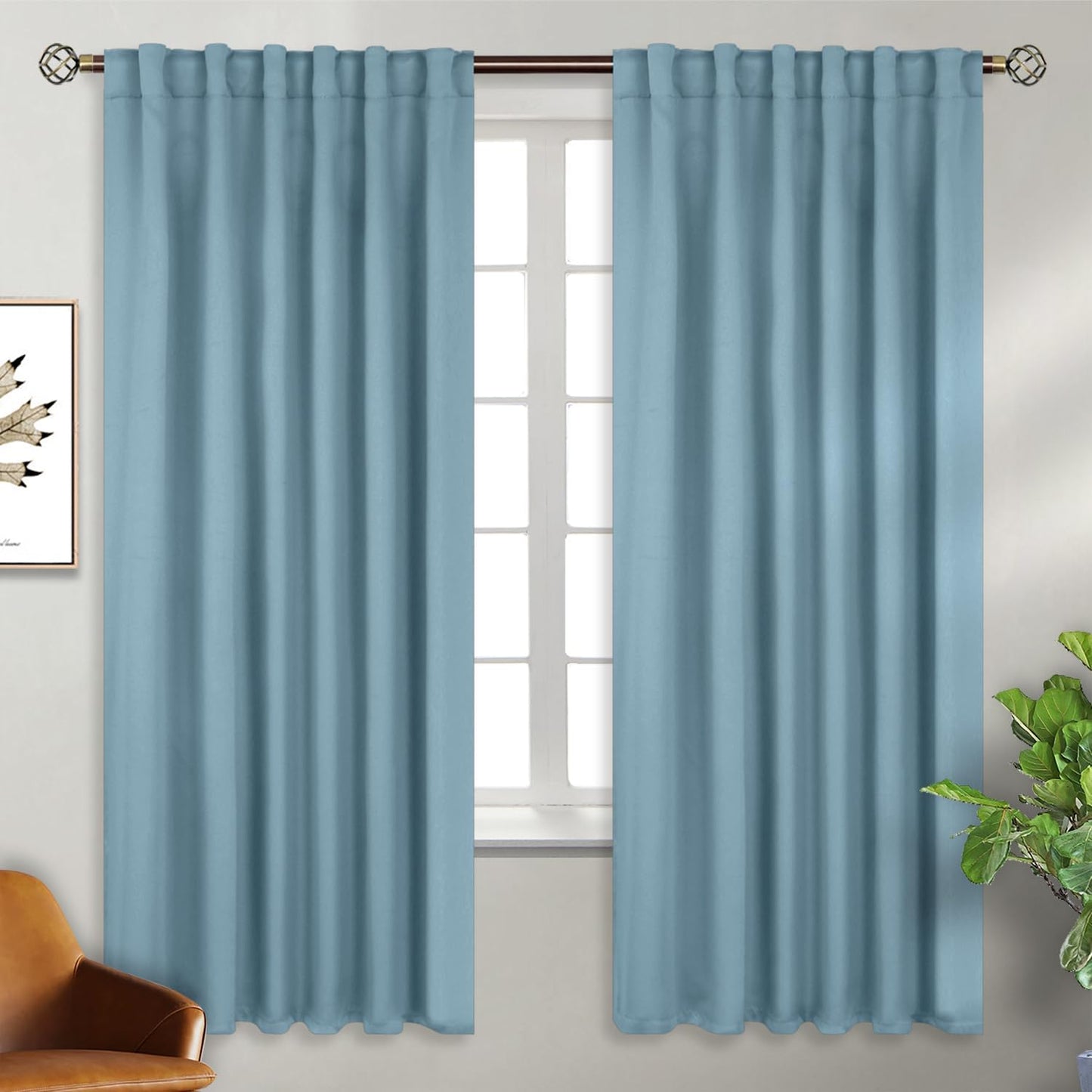 BGment Blackout Curtains for Bedroom - Thermal Insulated Panels