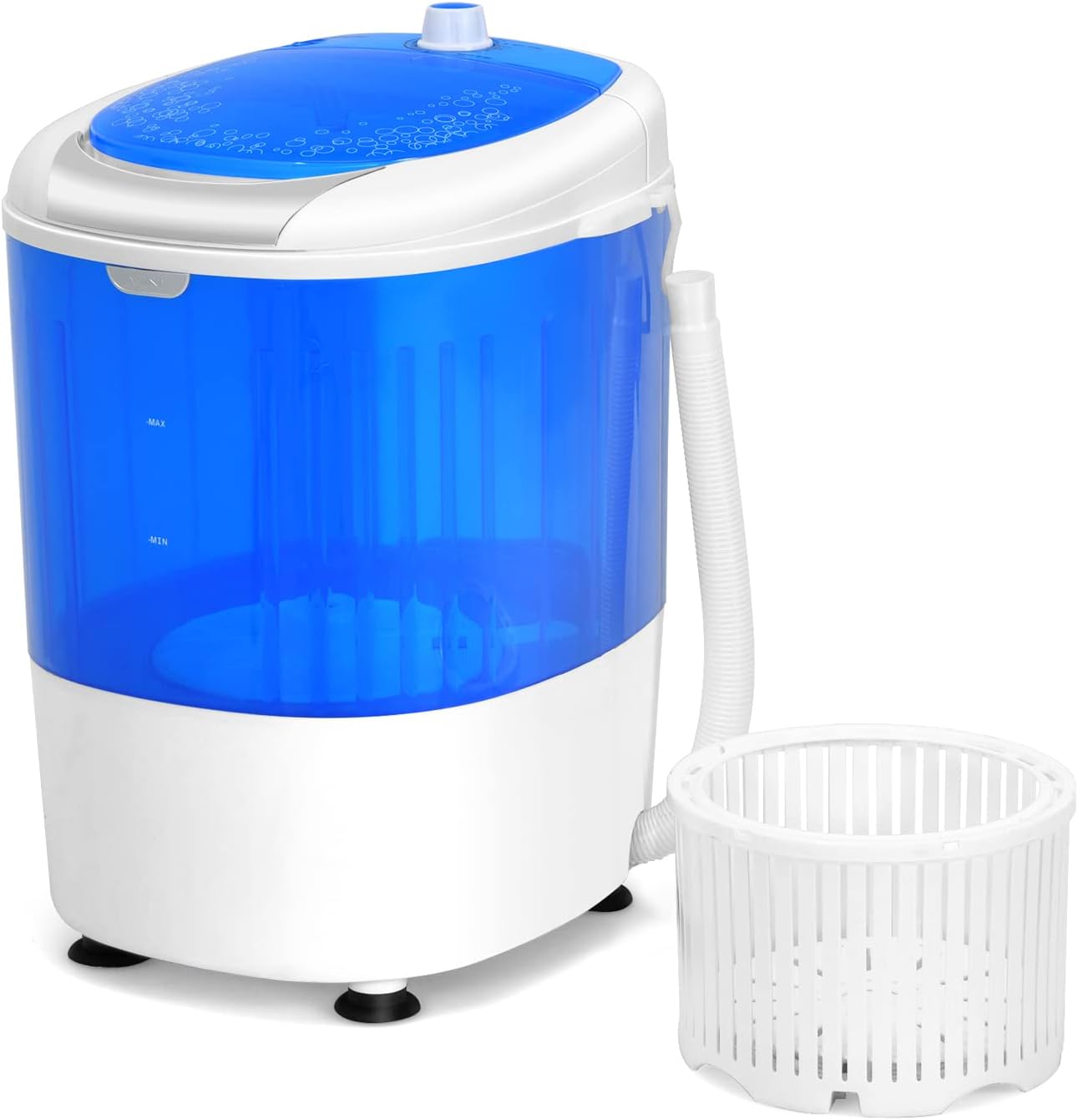 Giantex Mini Washer & Spinner Combo - Compact & Portable with 5.5lbs Capacity