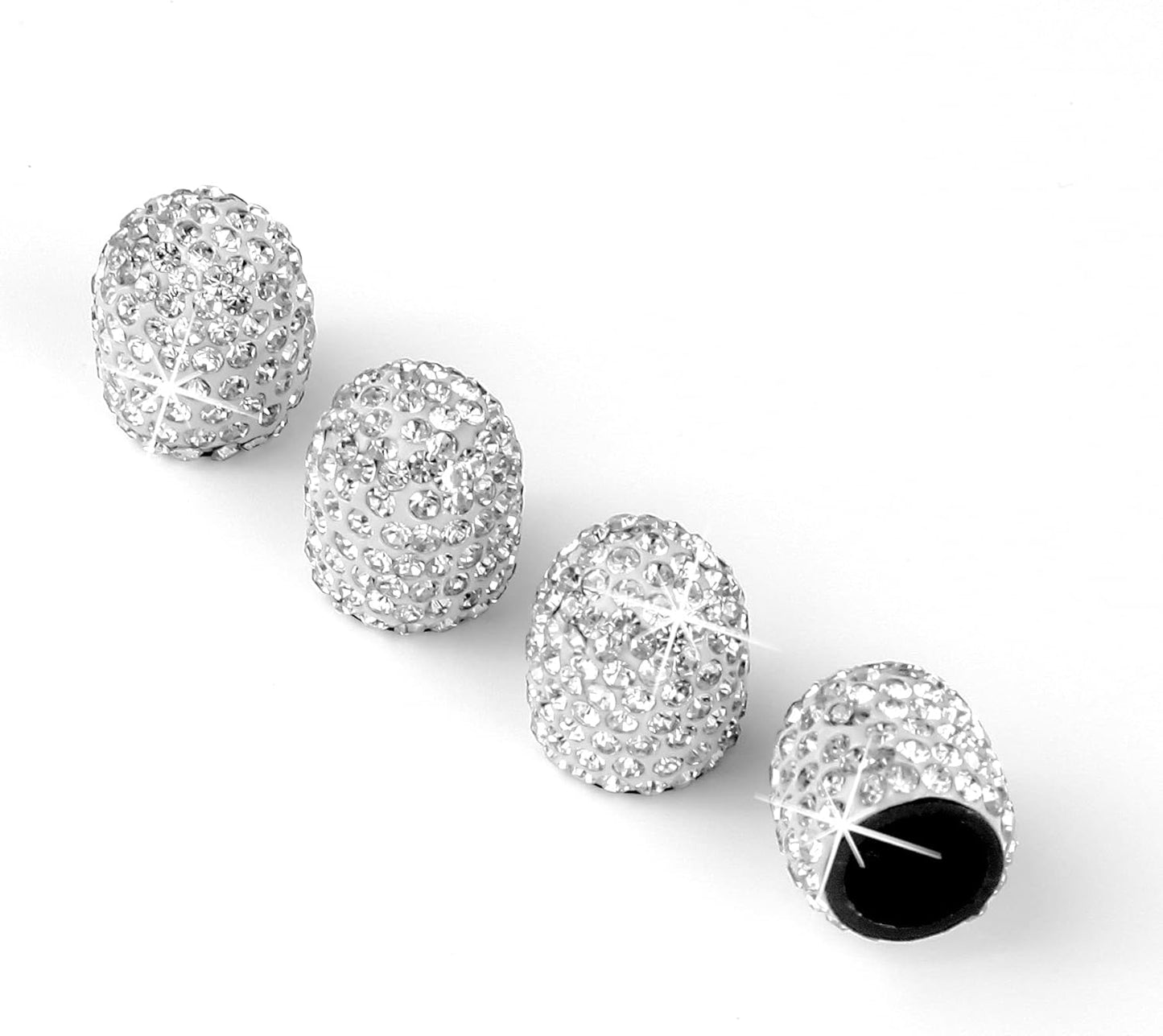 Sparkle Up Your Ride with Crystal Valve Stem Caps!