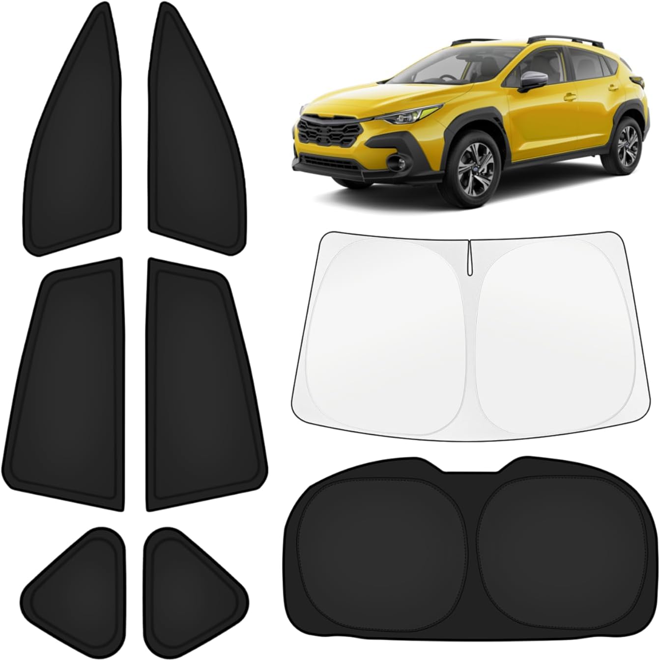 KUST Car Window Shades for Subaru Crosstrek 2024-2026 Full Set