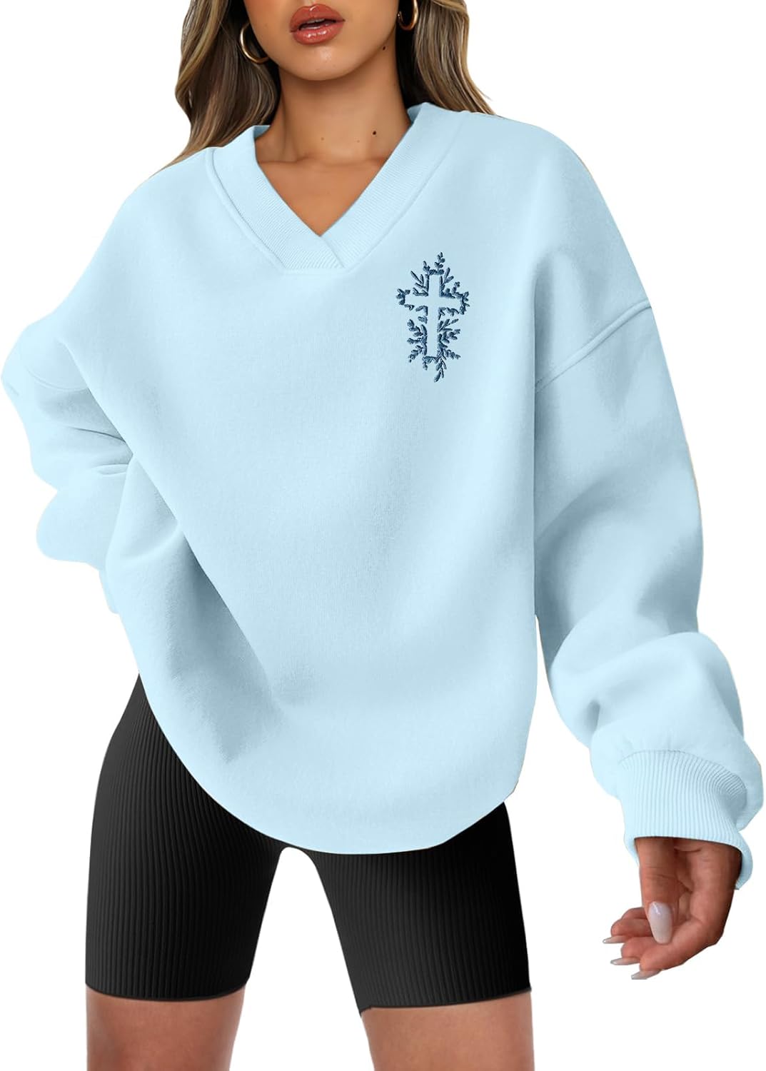 LOTUCY Oversized Christian Hoodie - Cozy Fall Fashion