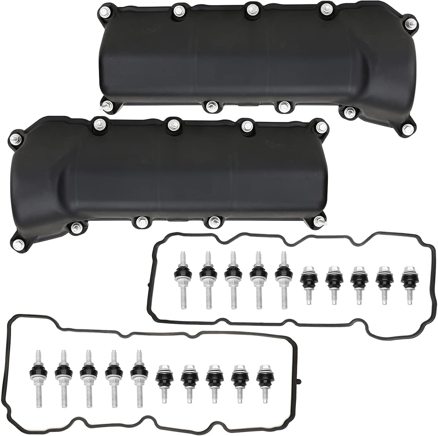 MITZONE Engine Valve Covers with Gasket Bolts for Dodge Jeep