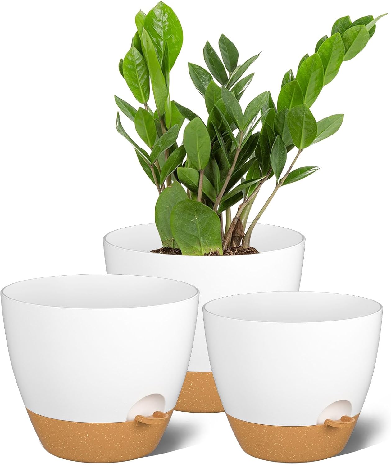 Self-Watering Plant Pots Set for Indoor and Outdoor Use