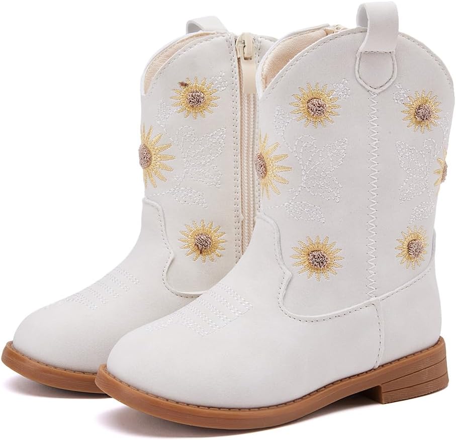 Toddler Girls Cowgirl Boots for All Seasons - Stylish Comfort