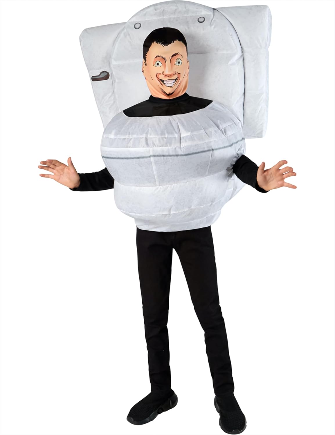Rubies Skibidi Toilet Inflatable Costume for Kids - Fun and Unique