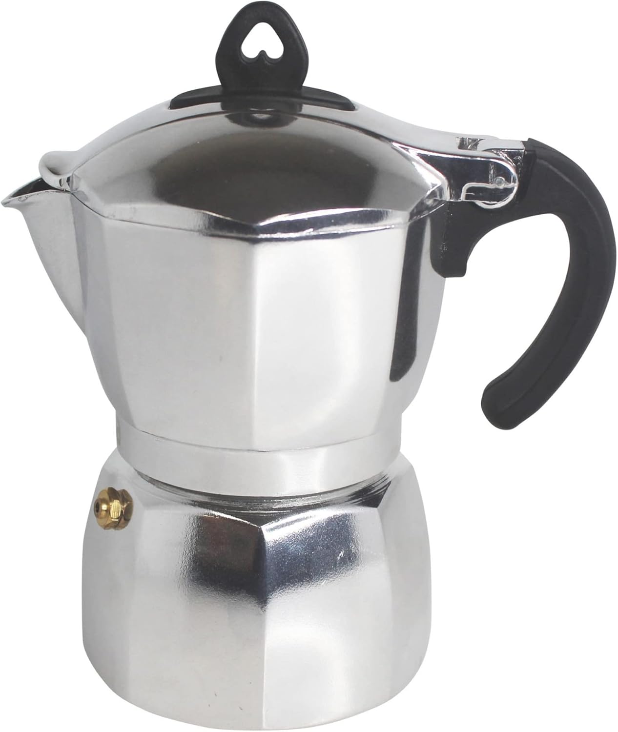 Imusa 6 Cup Stovetop Espresso Maker for Rich Coffee Flavor