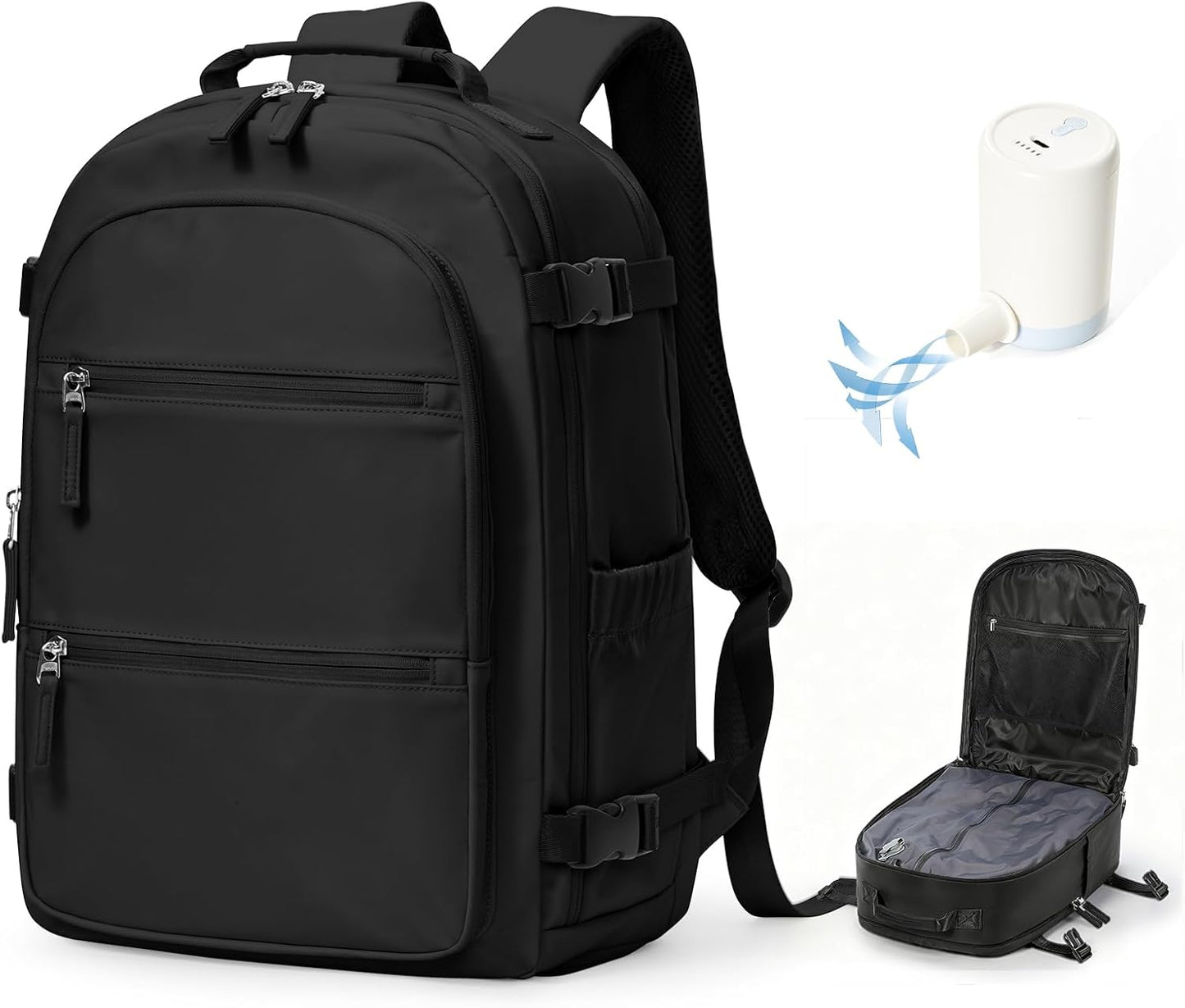 Vacuum Backpack Travel with Pump for Compression Space Saver