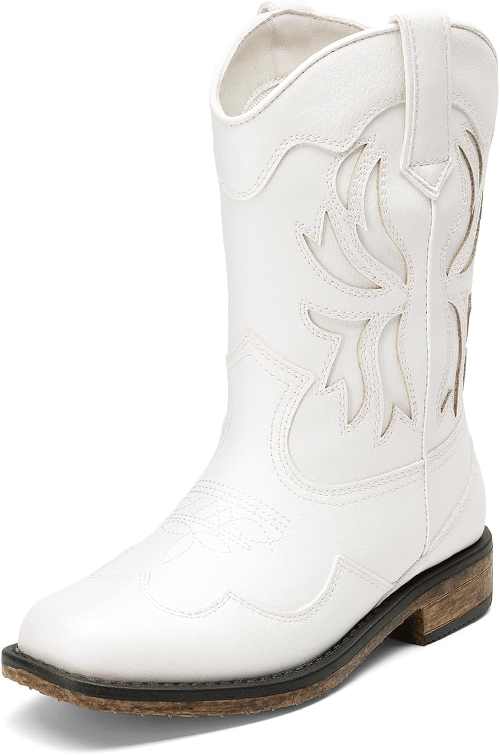DREAM PAIRS Toddler Cowboy Boots for Girls and Boys Fashion