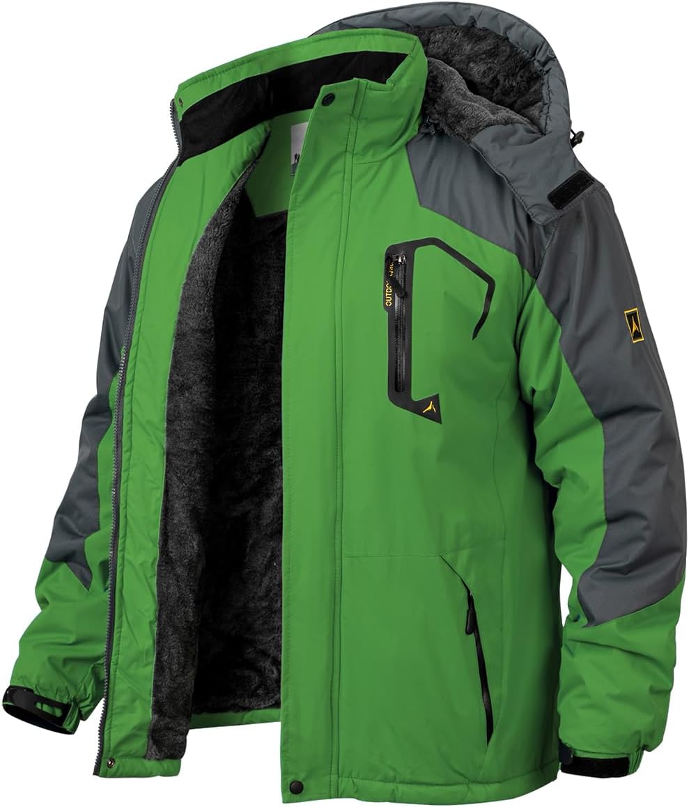 MANSDOUR Warm Waterproof Ski Jacket
