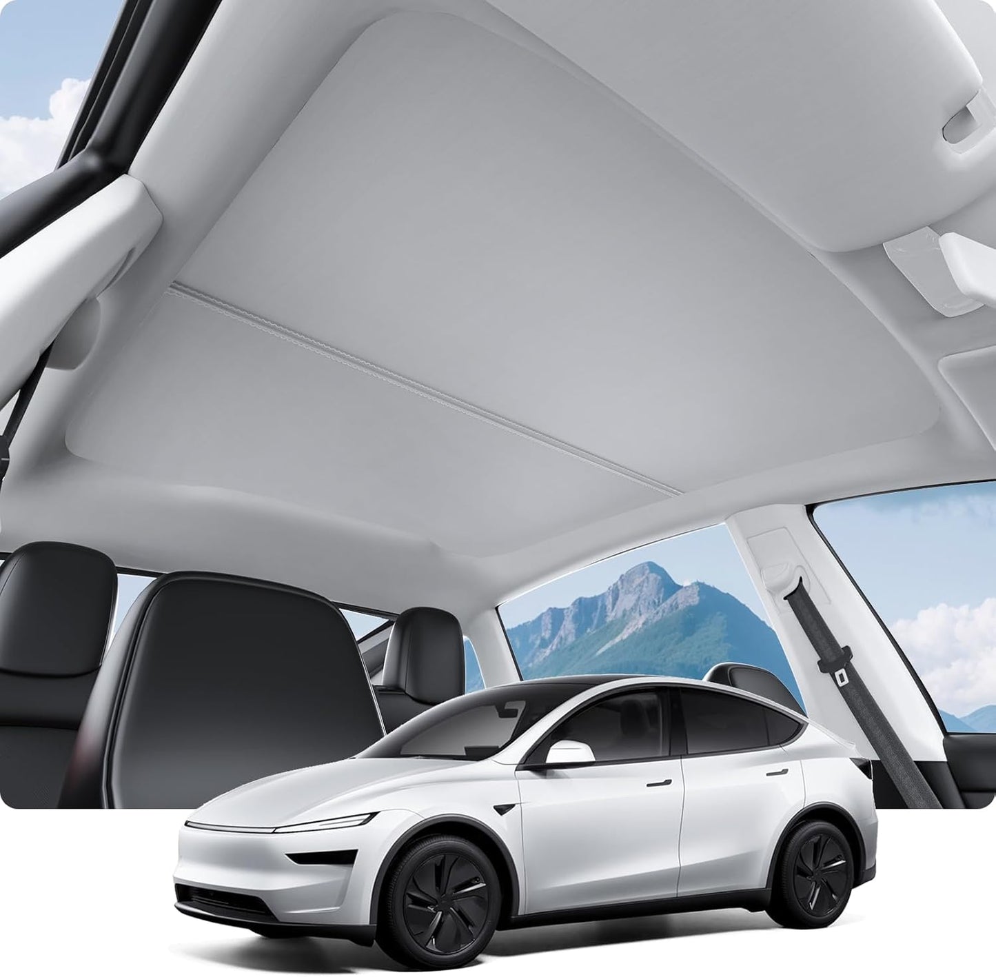 Custom Sunshade for 2025 2026 Tesla Model Y Juniper Roof