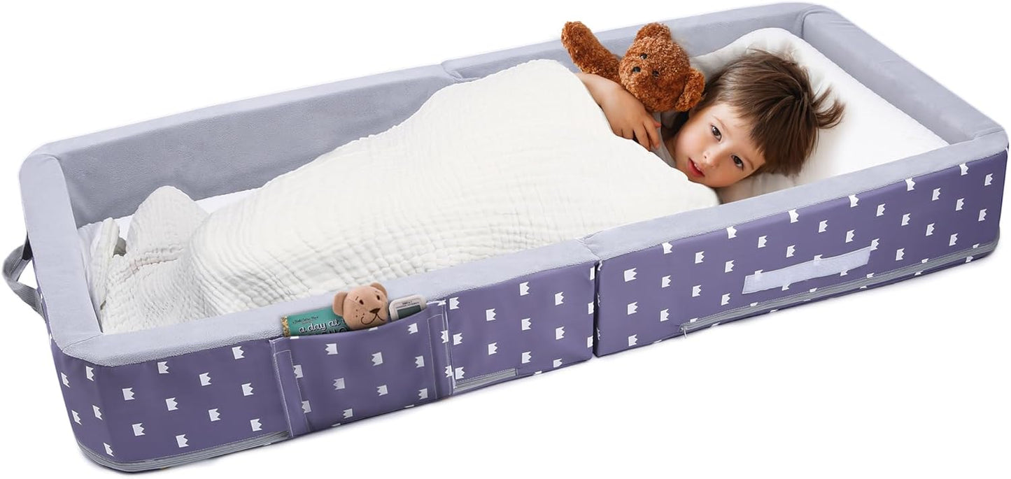 Mooedcoe Foldable Toddler Floor Bed for Comfortable Travel