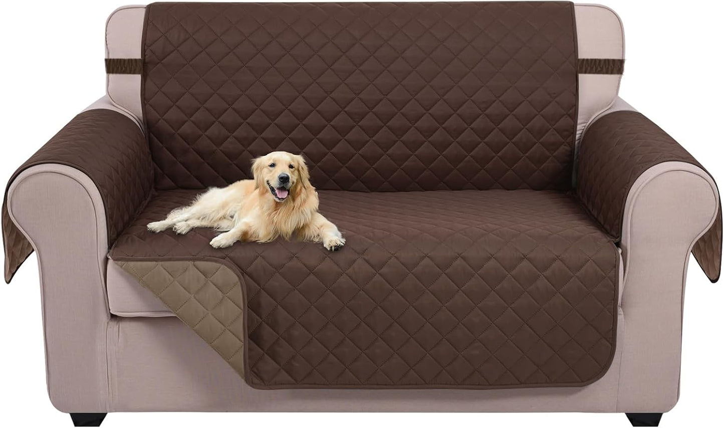 U-NICE HOME Loveseat Sofa Cover for Pets - Water Resistant Protector