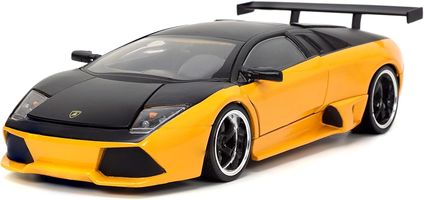 1:24 Lamborghini Murcielago LP 640 - Yellow/Black Die-cast Car