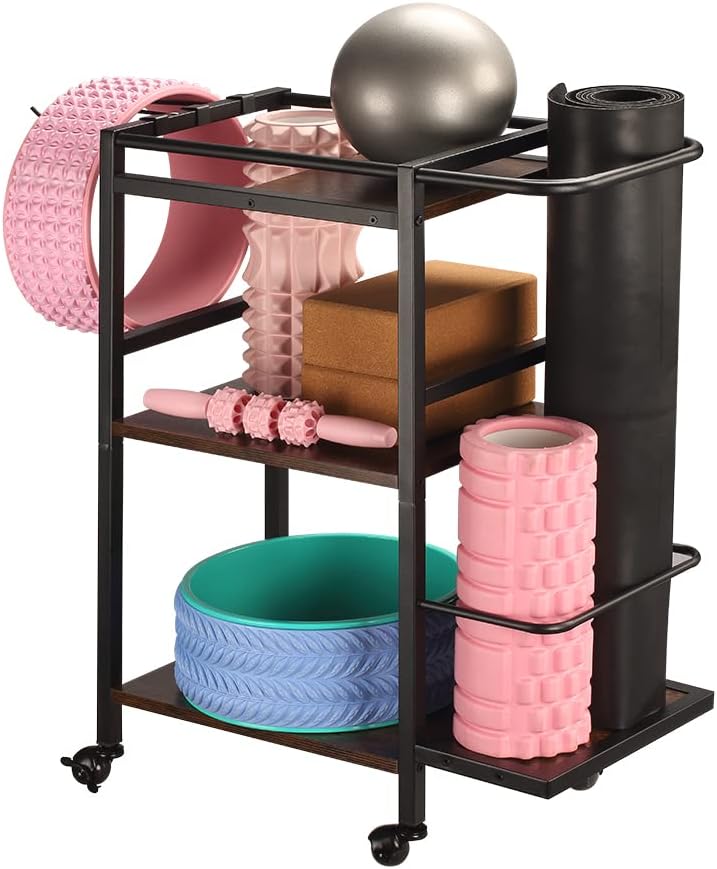 Butizone Yoga Mat Holder with Hooks - Organize Your Fitness